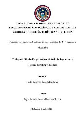 Calaméo - Sacta Cabezas, J (2023) Facilidades Y Seguridad ...