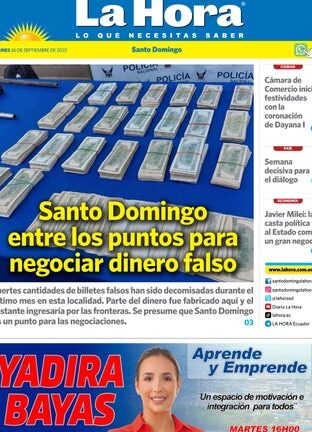 Santo Domingo: 26 de septiembre, 2022 by LA HORA Ecuador - Issuu
