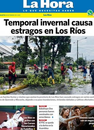 Los Ríos: 18 de febrero, 2025 by LA HORA Ecuador - Issuu