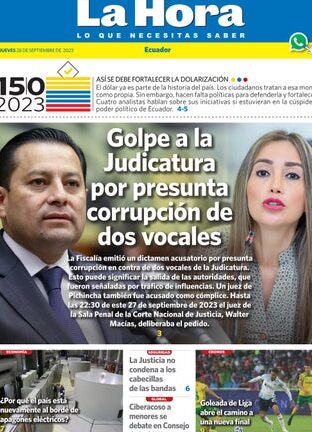 Nacional: 28 de septiembre, 2023 by LA HORA Ecuador - Issuu