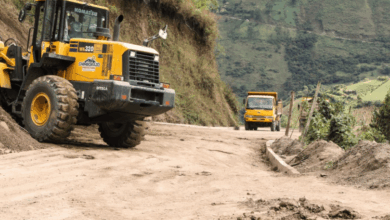 Avanzan obras de estabilización de taludes en la vía Trigoloma ...