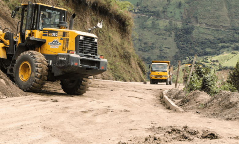 Avanzan obras de estabilización de taludes en la vía Trigoloma ...