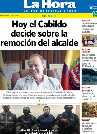 Loja: 26 de junio, 2025 by DIARIO LA HORA - Issuu
