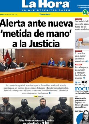 Esmeraldas: 26 junio, 2025 by DIARIO LA HORA - Issuu