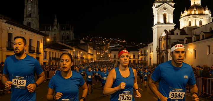 Ruta de las Iglesias 10K: deporte y patrimonio en la noche quiteña ...