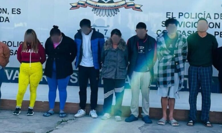 10 personas aprehendidas por tráfico de drogas en mega operativo ...