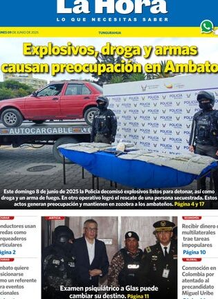 Tungurahua 09 de junio de 2025 by DIARIO LA HORA - Issuu