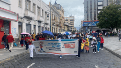 Riobamba se movilizó en defensa de los derechos de los animales