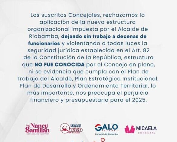 Concejo Municipal rechaza despidos masivos y acusa al Alcalde de ...