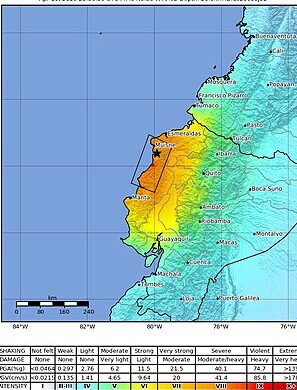 Terremoto de Ecuador de 2016 - Wikipedia, la enciclopedia libre