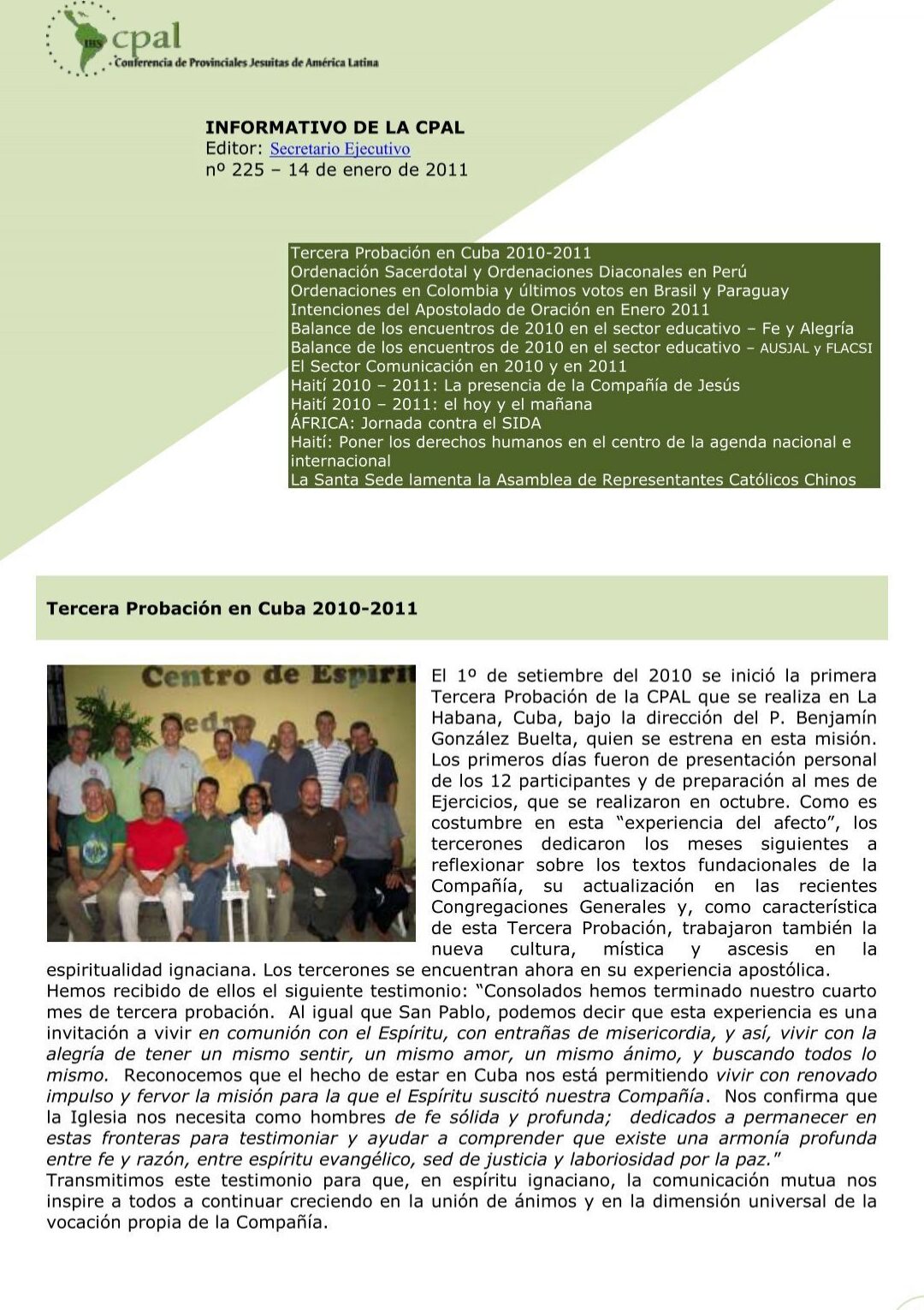 Informativo CPAL 2011 - 225 al 247