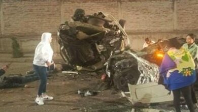 Choque entre 2 vehículos y 1 motocicleta deja 5 fallecidos y dos ...