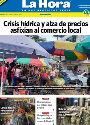 Esmeraldas: 19 de septiembre, 2025 by DIARIO LA HORA - Issuu