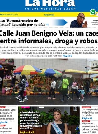 Tungurahua 17 de febrero de 2025 by LA HORA Ecuador - Issuu