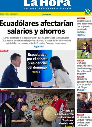 Tungurahua 21 de marzo de 2025 by LA HORA Ecuador - Issuu