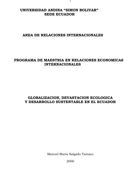 PDF) Interfase urbano-rural en Ecuador: hacia un desarrollo ...