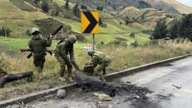 Tránsito recuperado tras bloqueos por el paro en Chimborazo