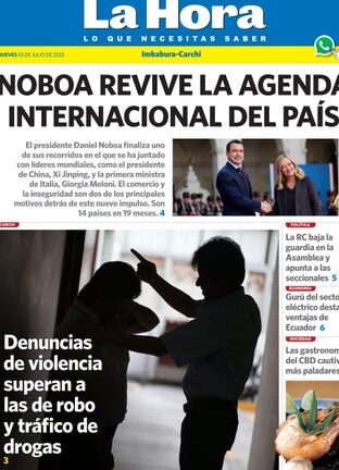Imbabura - Carchi: 03 de julio, 2025 by DIARIO LA HORA - Issuu