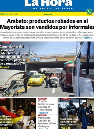 Tungurahua 08 de abril de 2025 by LA HORA Ecuador - Issuu