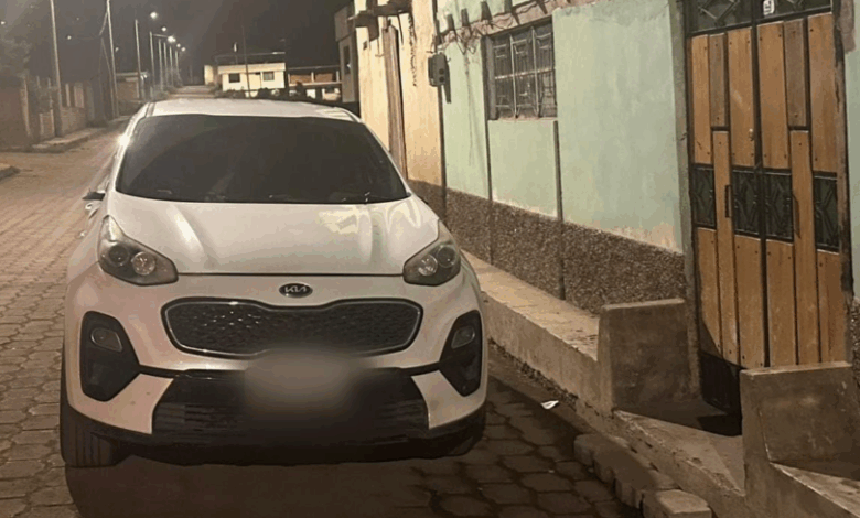 Vehículo ligado a secuestro extorsivo apareció abandonado en Riobamba