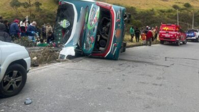 Fatal siniestro de tránsito de un bus con pasajeros en Colta ...