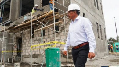 RECORRIDO EN LO QUE SERÁ EL NUEVO EDIFICO DE LA EERSA EN CUMANDÁ