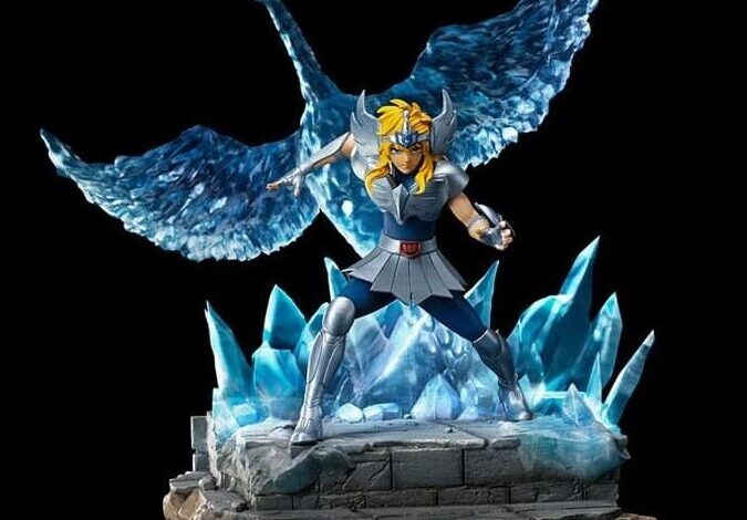 SAINT SEIYA - Cygnus Hyoga - Statue Art Scale Deluxe 1/10 27cm ...