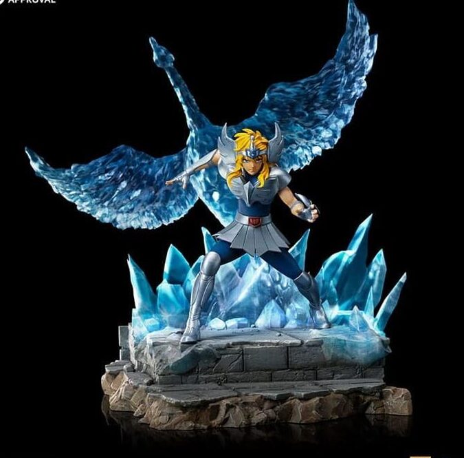 SAINT SEIYA - Cygnus Hyoga - Statue Art Scale Deluxe 1/10 27cm ...