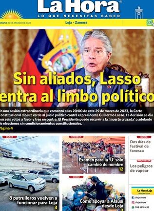 Diario La Hora Loja 30 de Marzo 2023 by LA HORA Ecuador - Issuu