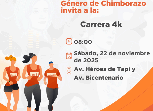 Chimborazo se une por una vida libre de violencia