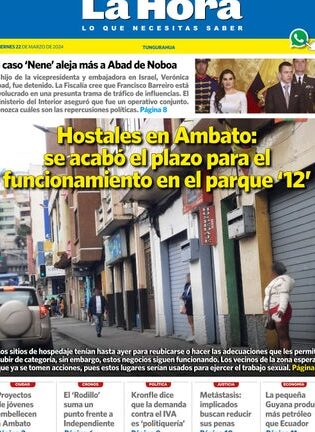 Tungurahua: 22 de marzo, 2024 by LA HORA Ecuador - Issuu