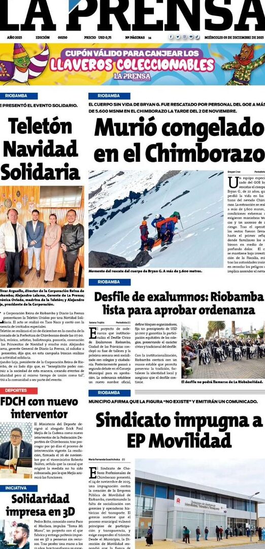 La Prensa Ecuador (@SomosLaPrensaEc) / Posts / X