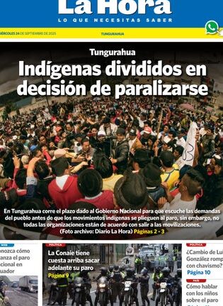 Tungurahua 24 de septiembre de 2025 by DIARIO LA HORA - Issuu