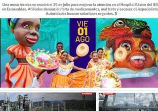 Esmeraldas: 22 de julio, 2025 by DIARIO LA HORA - Issuu