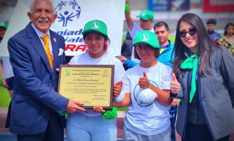 Olimpiadas Especiales: Selectivo de Chimborazo con 620 deportistas