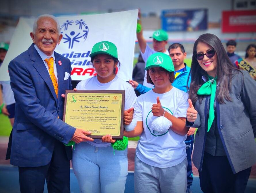 Olimpiadas Especiales: Selectivo de Chimborazo con 620 deportistas