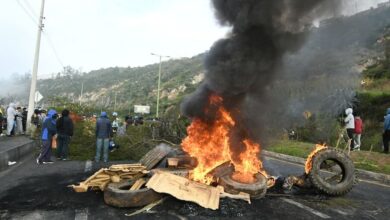 Paro nacional: Vías de seis provincias de Ecuador están bloqueadas ...
