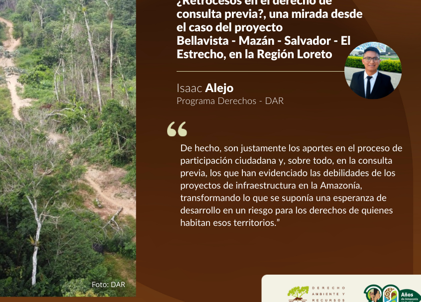 Retrocesos en el derecho de consulta previa?, una mirada desde el ...