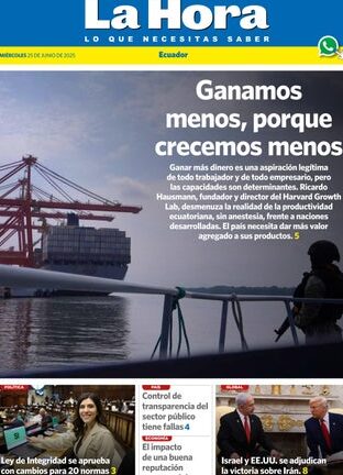 Nacional: 25 de junio, 2025 by DIARIO LA HORA - Issuu