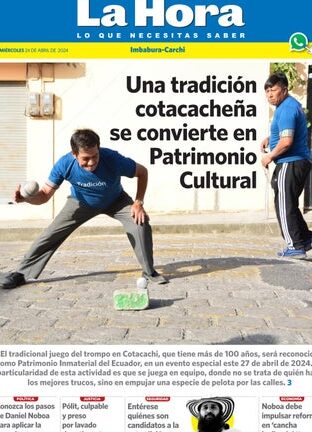 Imbabura - Carchi: 24 de abril, 2024 by LA HORA Ecuador - Issuu