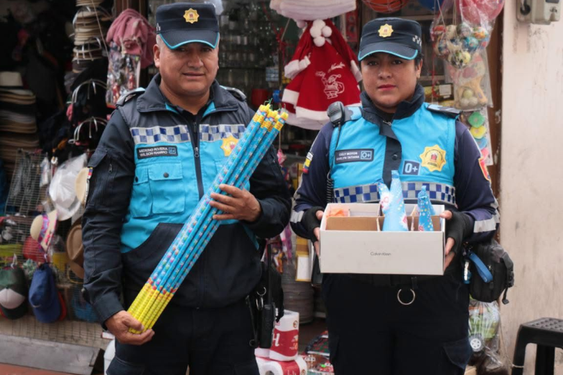 Operativos de fin de año en Riobamba decomisan más de 1.500 ...