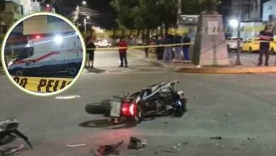 Joven de 23 años muere tras choque entre moto y taxi en Riobamba