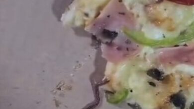 Pizzería en Riobamba desmiente video viral de gusano