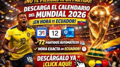 partidos mundial 2026 calendari hora ecuador