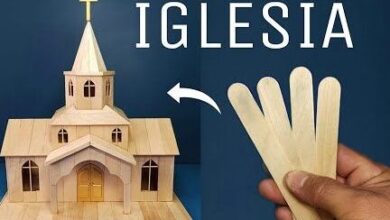 Como Hacer Una Iglesia Con Palitos De Helado - How To Make A Popsicle ...