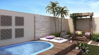 Coisas da Kátia...: Quintal decorados. Small Pools, Small Backyard ...