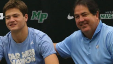 The making of a UNC royal family: Drake Maye's father discusses raising ...