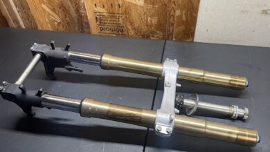 06 07 Suzuki GSXR 600 750 Front Fork Suspension Springs Shocks STR8 OEM ...